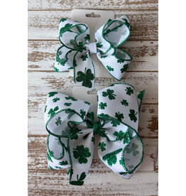 JP- St. Patrick's Day Clover Bow