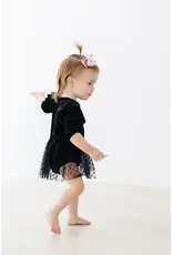Mila & Rose Mila & Rose- Black Velvet Tutu Bodysuit