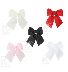 Beyond Creations Beyond Creations- Mini Opaque Satin Bow w/ Tails: