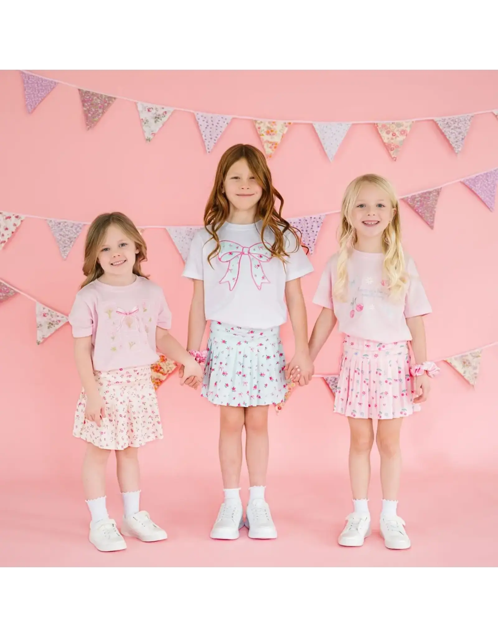 Sweet Wink- Ditsy Floral Athletic Skort