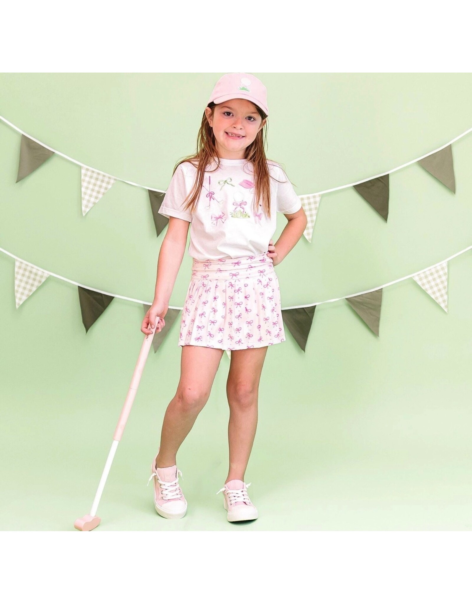 Sweet Wink Sweet Wink- Golf Icon S/S White TShirt