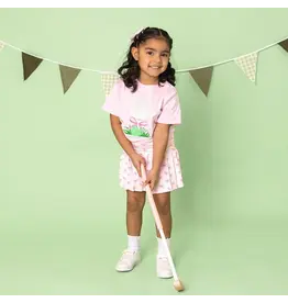 Sweet Wink Sweet Wink-  Golf Tee Bow Patch S/S Ballet TShirt