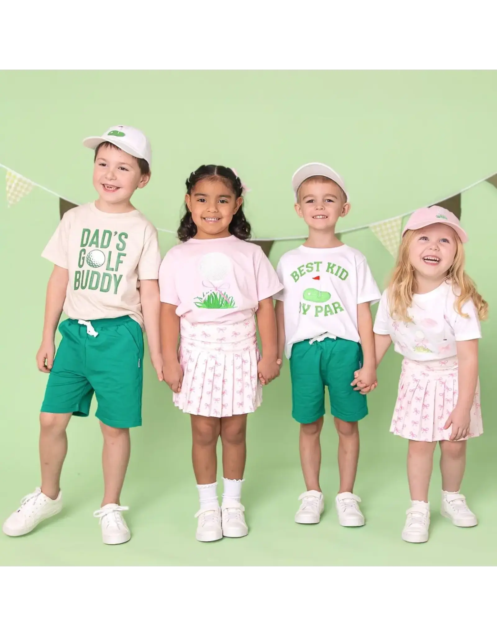 Sweet Wink Sweet Wink-  Golf Tee Bow Patch S/S Ballet TShirt