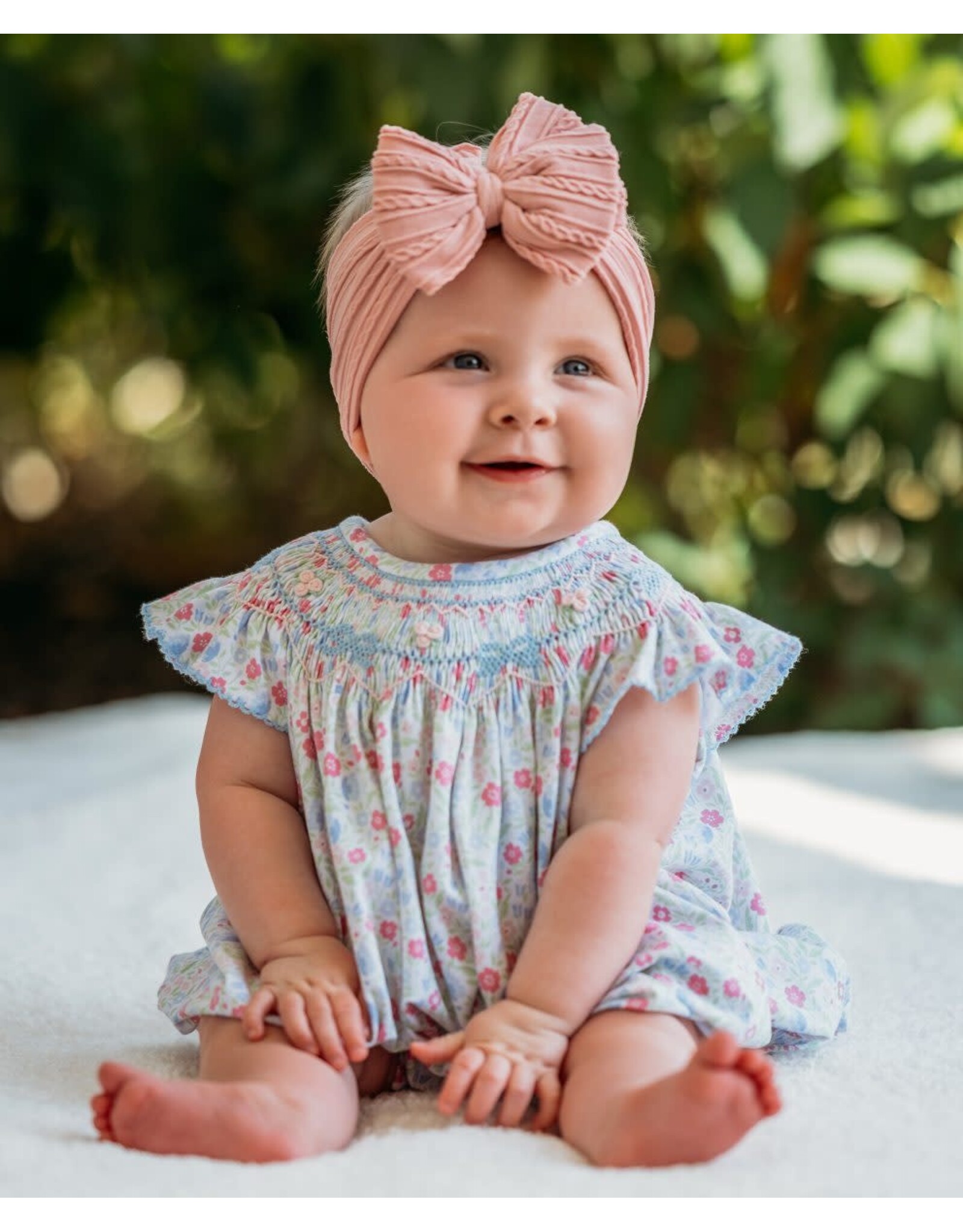 Three Sisters Three Sisters- In Full Bloom Smocked Geo Bubble