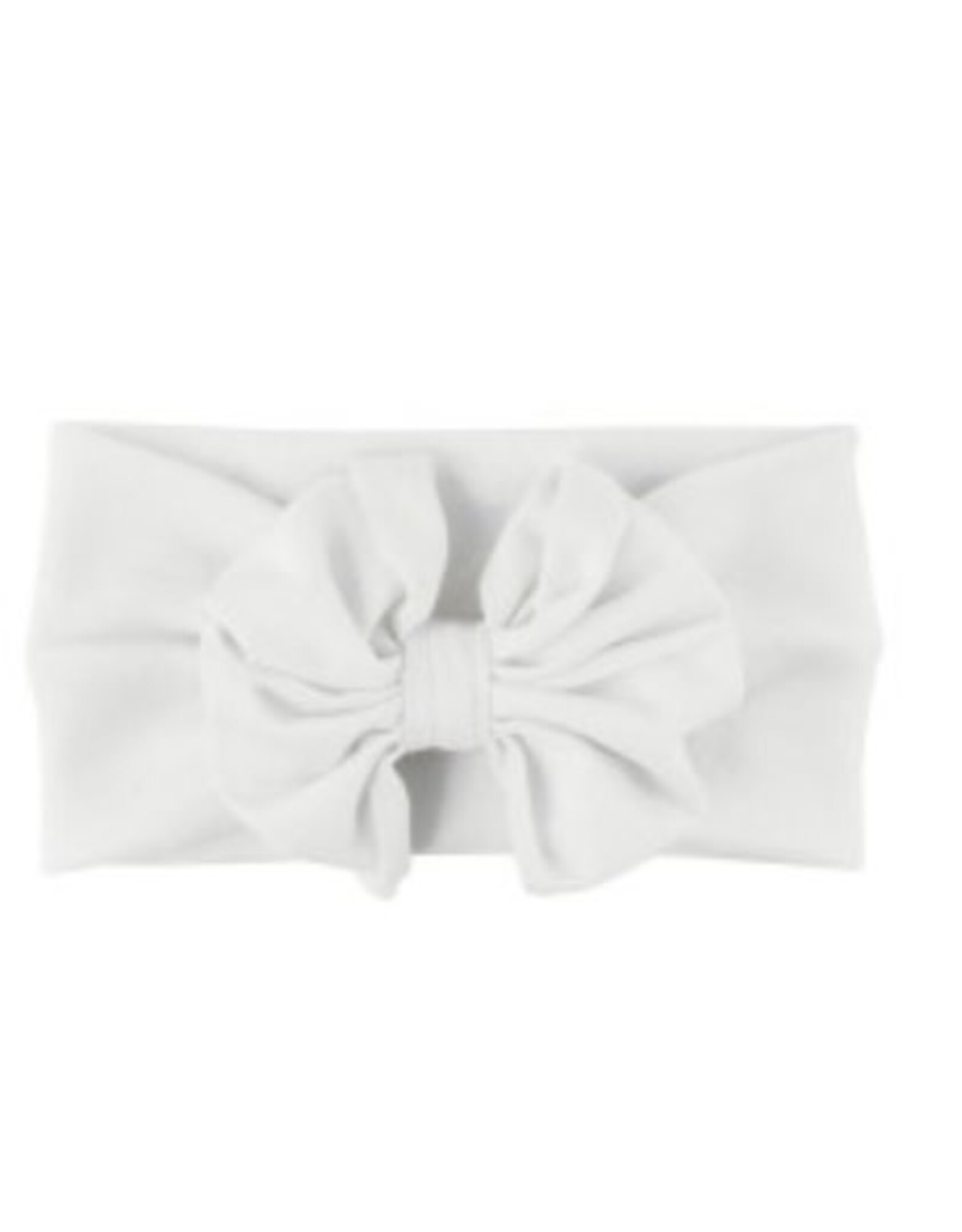 Ruffle Butts Ruffle Butts- White Big Bow Headband