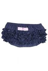 Ruffle Butts Ruffle Butts - Dark Wash Denim Woven RuffleButt