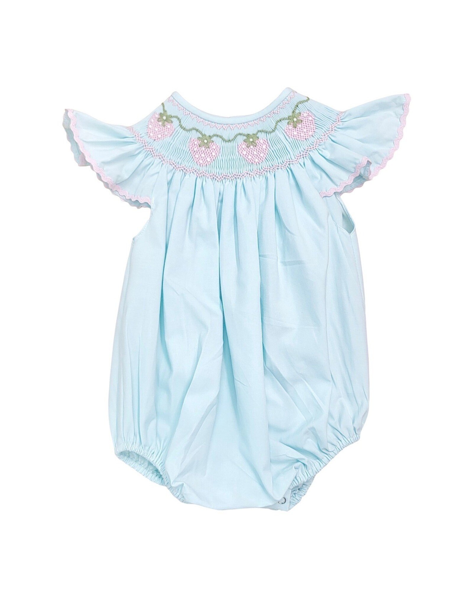 Sweet Dreams- Strawberry Vine Smocked Bubble