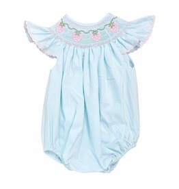 Sweet Dreams- Strawberry Vine Smocked Bubble