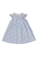 Sweet Dreams- Natalie Floral Print Smocked Dress