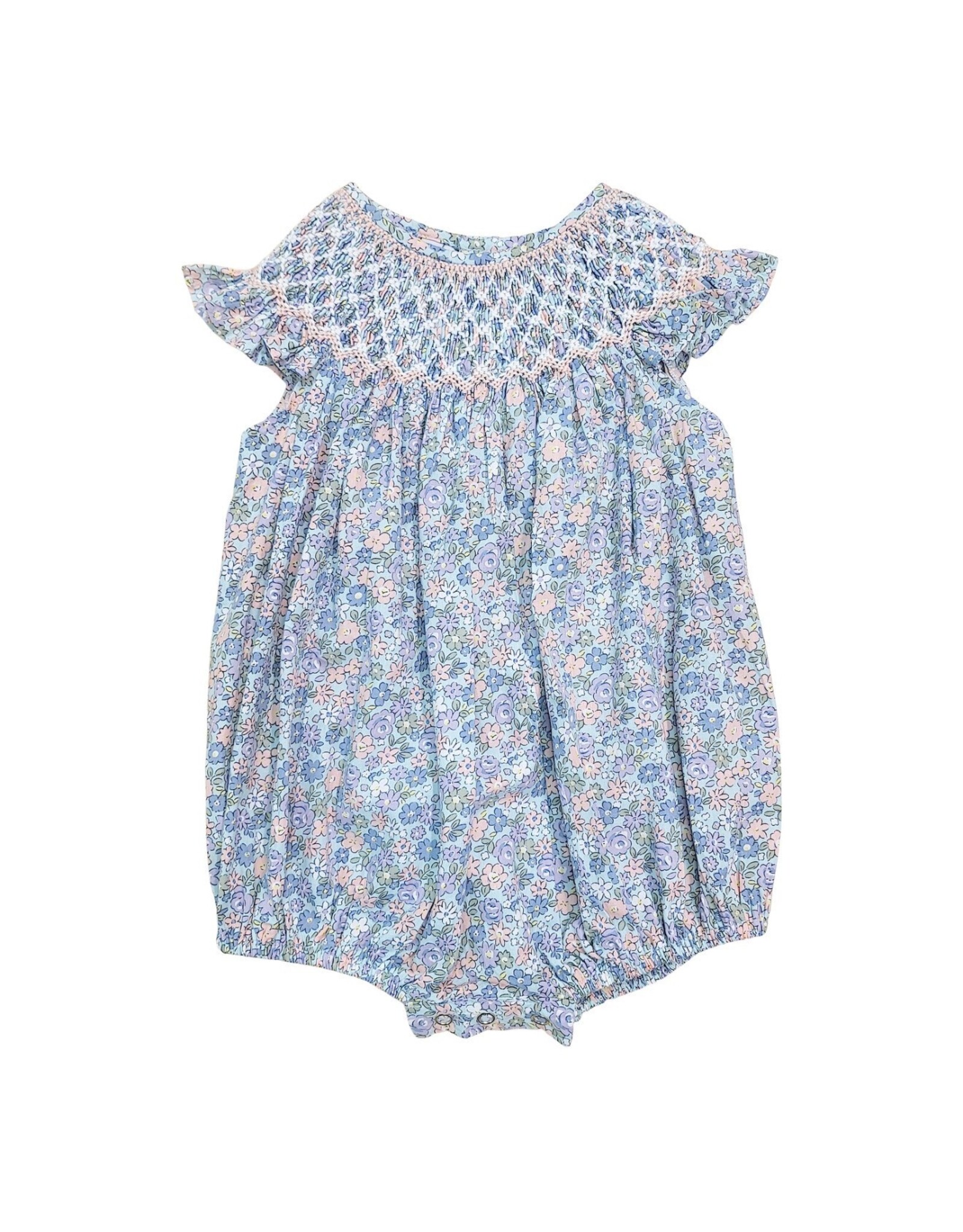 Sweet Dreams- Natalie Floral Print Smocked Vuvvle