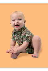 Ruffle Butts Ruffle Butts- Classic Camo Performance Polo Romper