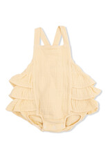 Angel Dear Angel Dear- Muslin Yellow Ruffle Sunsuit