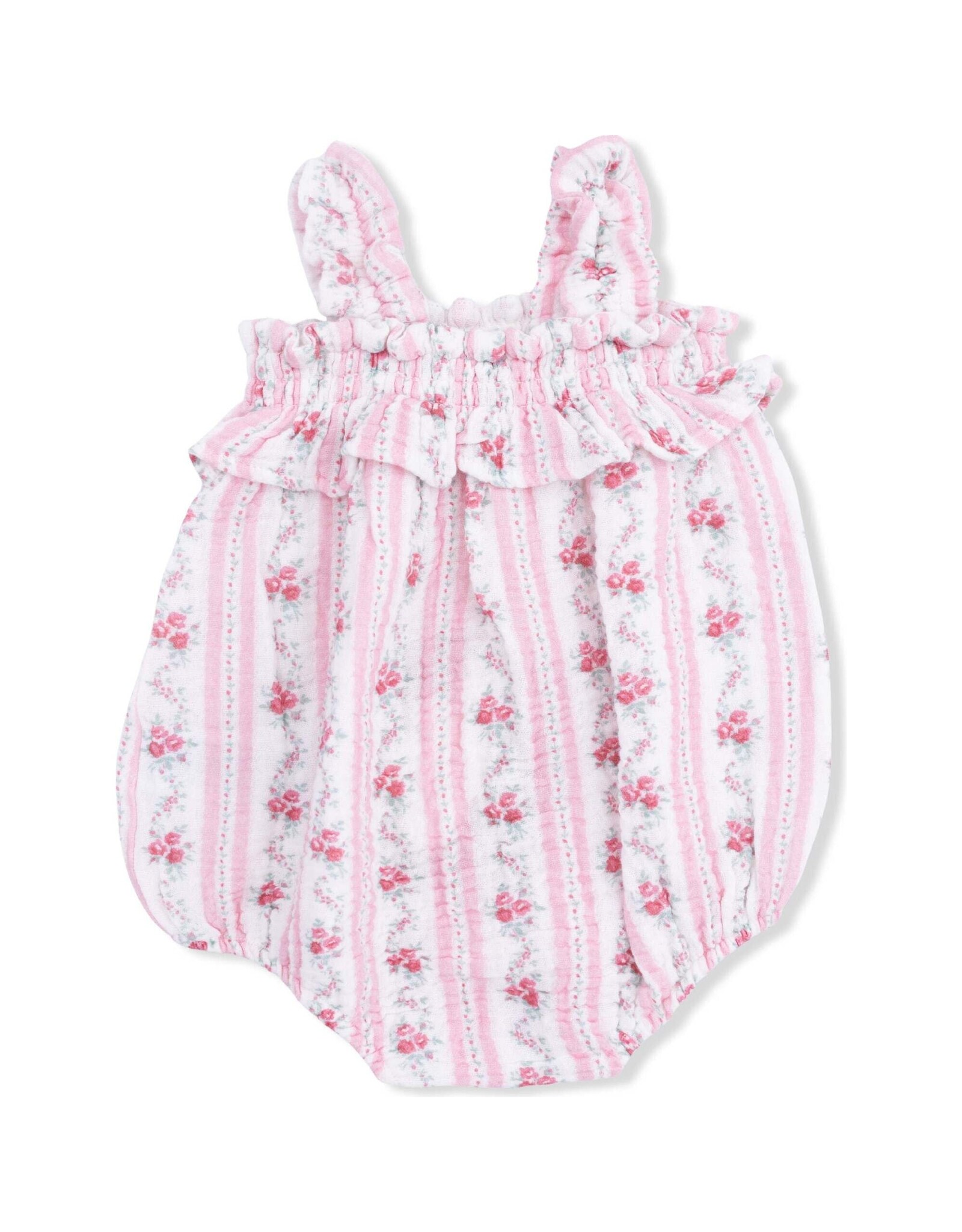 Angel Dear Angel Dear- Winding Roses Pink & Cream Ruffly Bubble