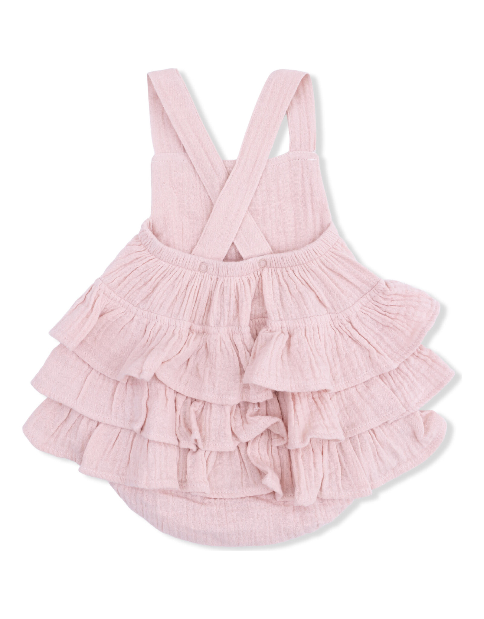 Angel Dear Angel Dear- Pink Lotus Muslin Ruffle Bubble
