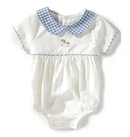 Mudpie Mud Pie- Rocking Horse Gingham Bubble