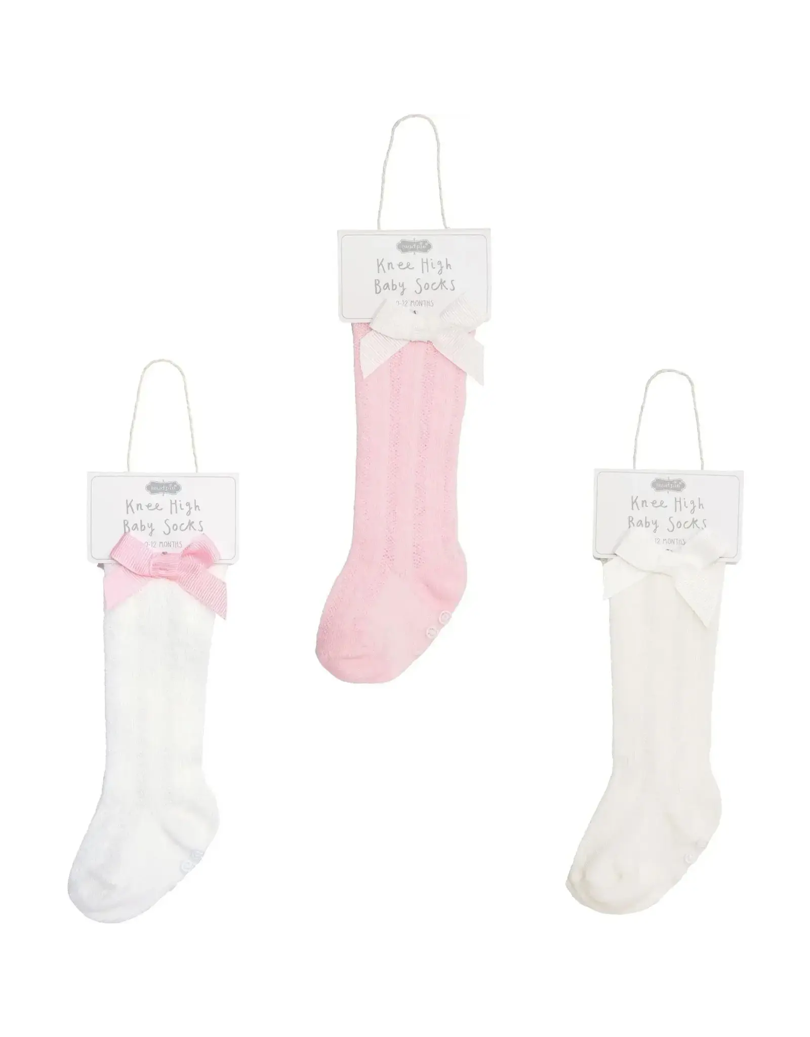 Mudpie Mud Pie- Knee High Baby Socks 0-12M