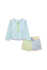 Mudpie Mud Pie- Seersucker Rashguard Set