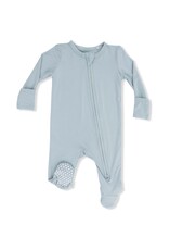 Angel Dear Angel Dear- Solid Jadeite Green Two-Way Zipper Footie