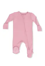 Angel Dear Angel Dear- Solid Rose Elegance Two-Way Zip Footie