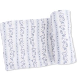 Angel Dear Angel Dear- Kimberly Floral Stripe Swaddle Blanket