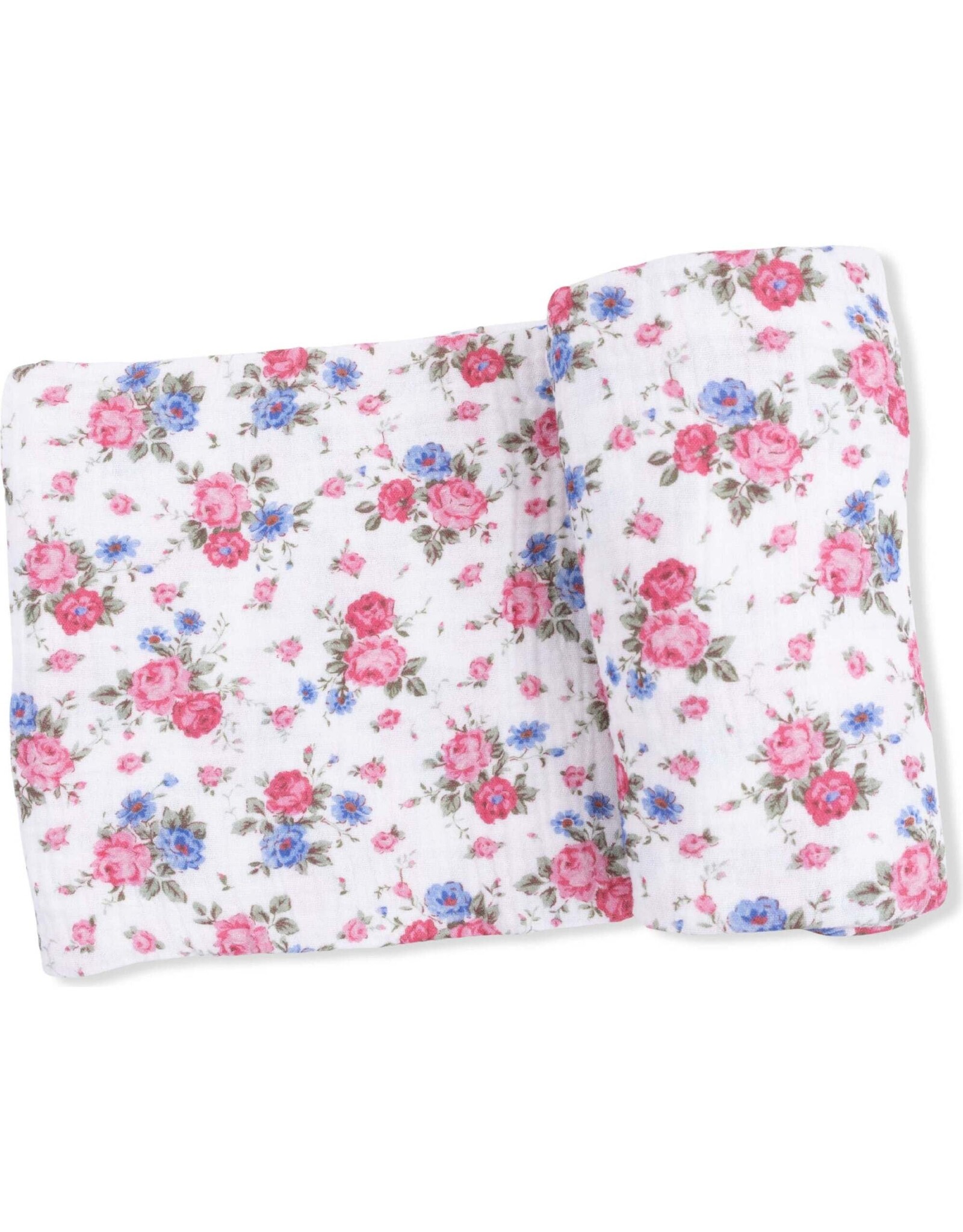 Angel Dear Angel Dear- Cabbage Roses Swaddle Blanket