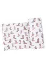 Angel Dear Angel Dear- Cowgirl Boots Swaddle Blanket