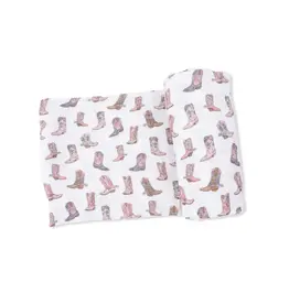 Angel Dear Angel Dear- Cowgirl Boots Swaddle Blanket