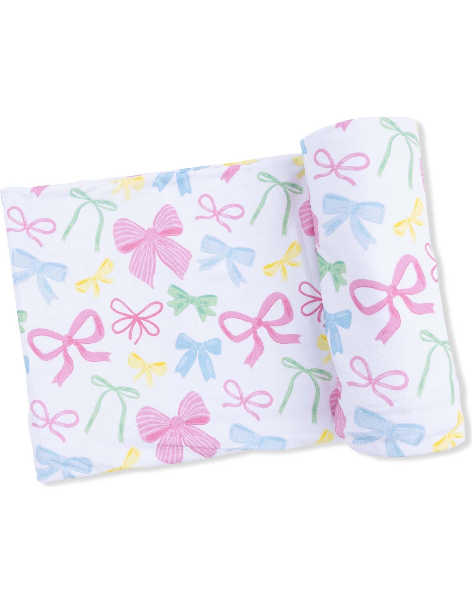 Angel Dear Angel Dear- Sweet Bows Swaddle Blanket