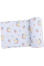 Angel Dear Angel Dear- Country Stitch Floral Swaddle Blanket
