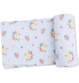 Angel Dear Angel Dear- Country Stitch Floral Swaddle Blanket