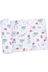 Angel Dear Angel Dear- Home Run Baseball Swaddle Blanket