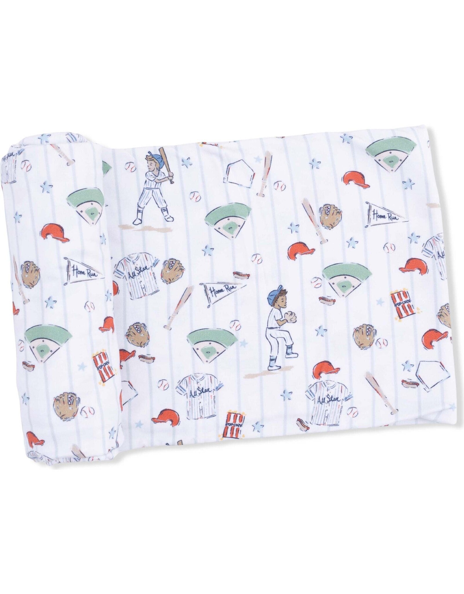 Angel Dear Angel Dear- Home Run Baseball Swaddle Blanket