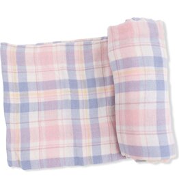 Angel Dear Angel Dear- Dusty Plaid Swaddle Blanket