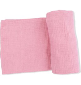 Angel Dear Angel Dear- Solid Poignant Pink Swaddle Blanket