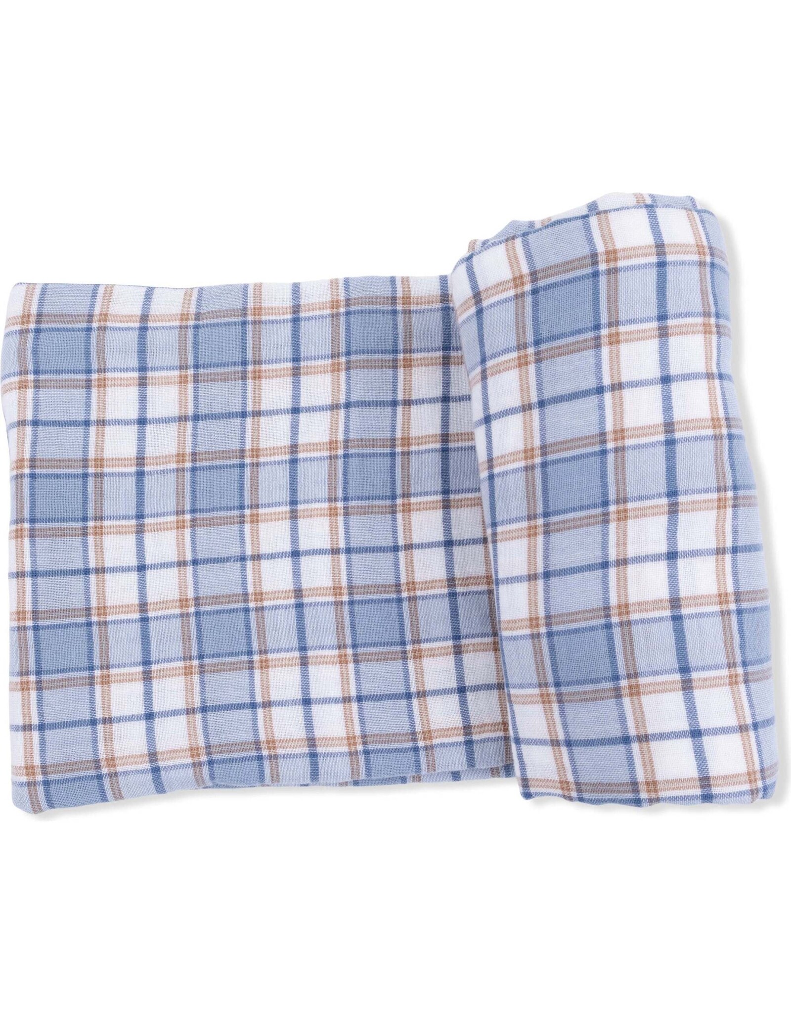 Angel Dear Angel Dear- Western Boot Plaid Swaddle Blanket