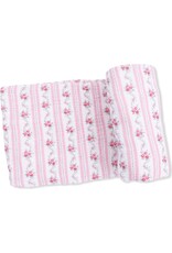 Angel Dear Angel Dear- Winding Roses Stripe Swaddle Blanket