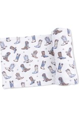 Angel Dear Angel Dear- Cowboy Boots Swaddle Blanket