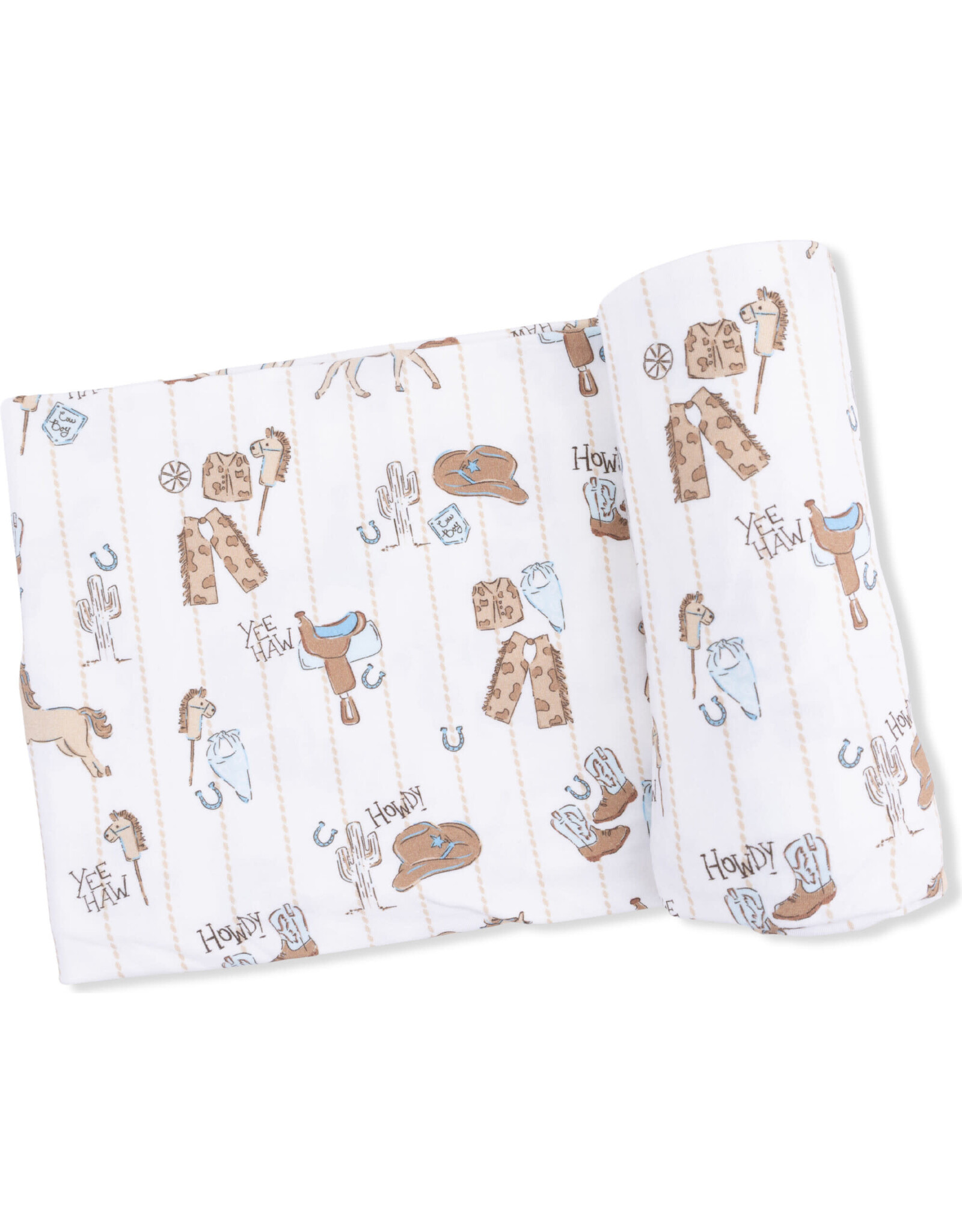 Angel Dear Angel Dear- Cowboy Nursery Swaddle Blanket