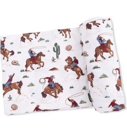 Angel Dear Angel Dear- Buckaroo Western Swaddle Blanket