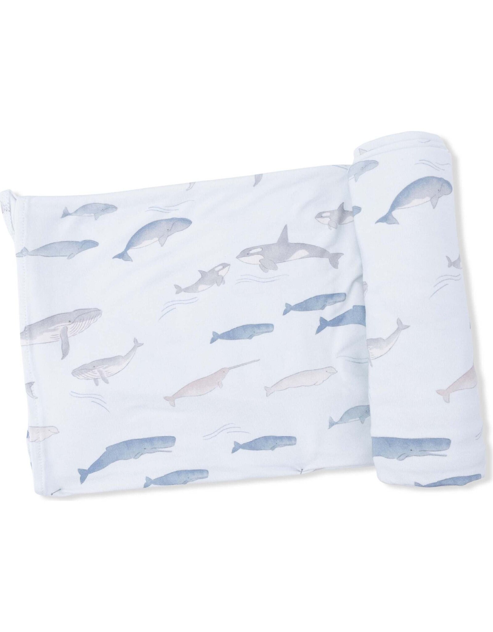 Angel Dear Angel Dear- Little Whales Swaddle Blanket