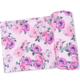 Angel Dear Angel Dear- Rose Abundance Swaddle Blanket