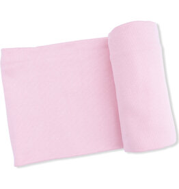 Angel Dear Angel Dear- Solid Romance Rose Rib Pink Swaddle Blanket