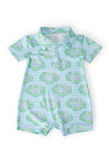 Mila & Rose Mila & Rose - He’s On the Green Polo Shorty