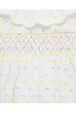 Little Me Little Me- Smocked Dot Bubble & HB