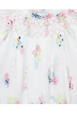 Little Me Little Me- Newport Picnic Smocked Bubble & HB