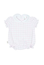 Paty Inc. Paty Inc. - Pink Gingham Bib Pima Bubble