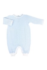 Paty Inc. Paty Inc.- Blue L/S Newborn Romper