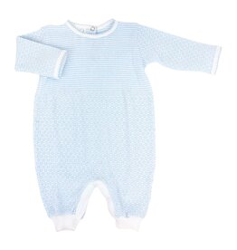 Paty Inc. Paty Inc.- Blue L/S Newborn Romper