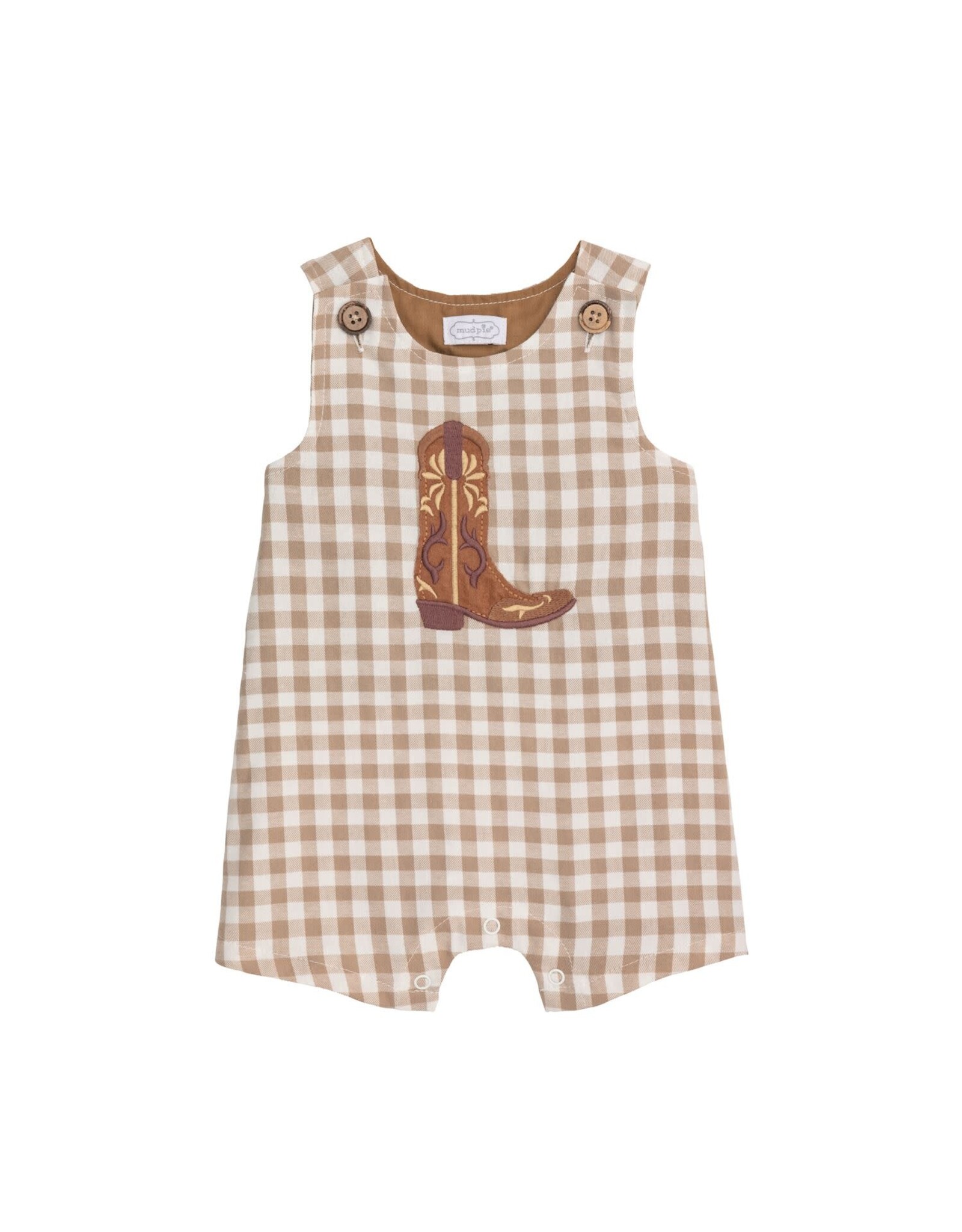 Mudpie Mud Pie- Boot Gingham Jon Jon