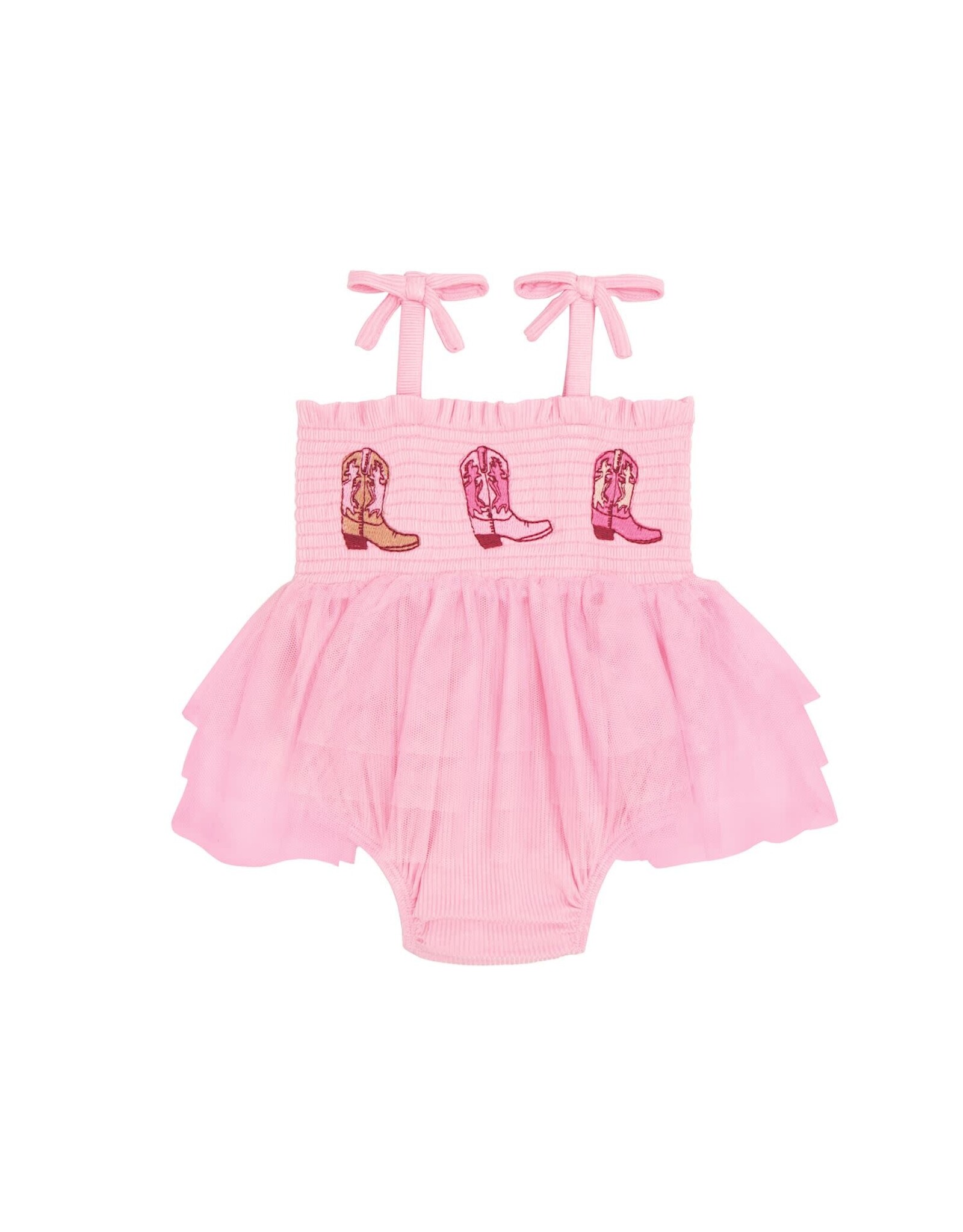 Mudpie Mud Pie- Boots Tutu Crawler